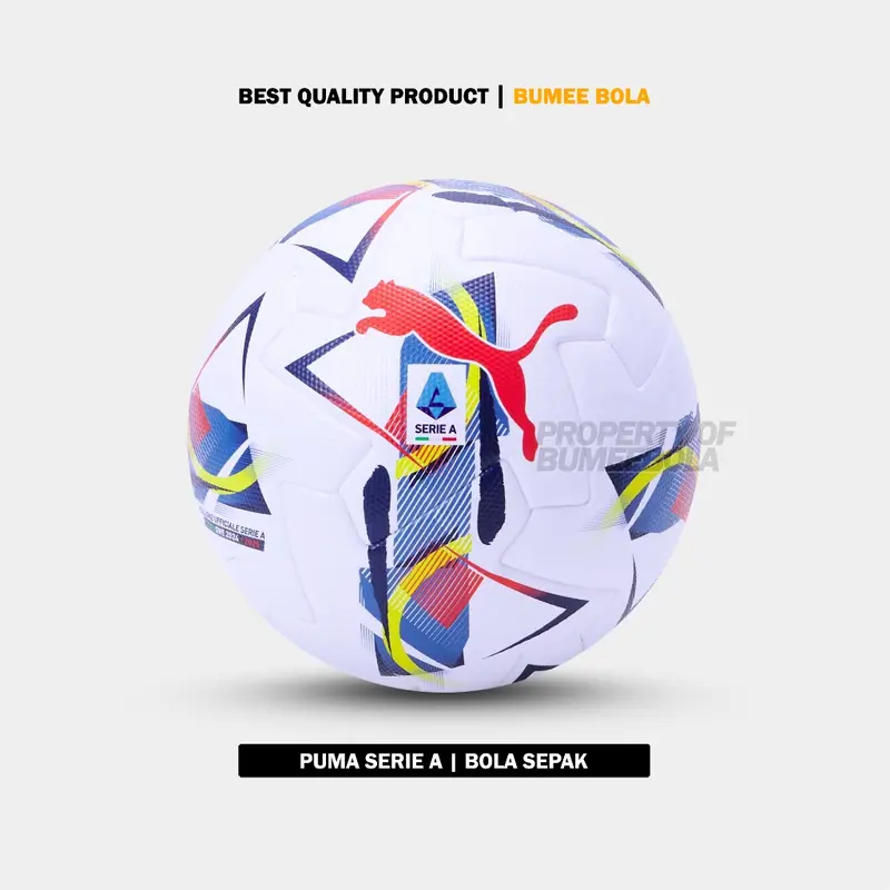 PUMA Bola Sepak ORBITA SERIE A | Size 5 | Bola Sepak Original Import Press 0