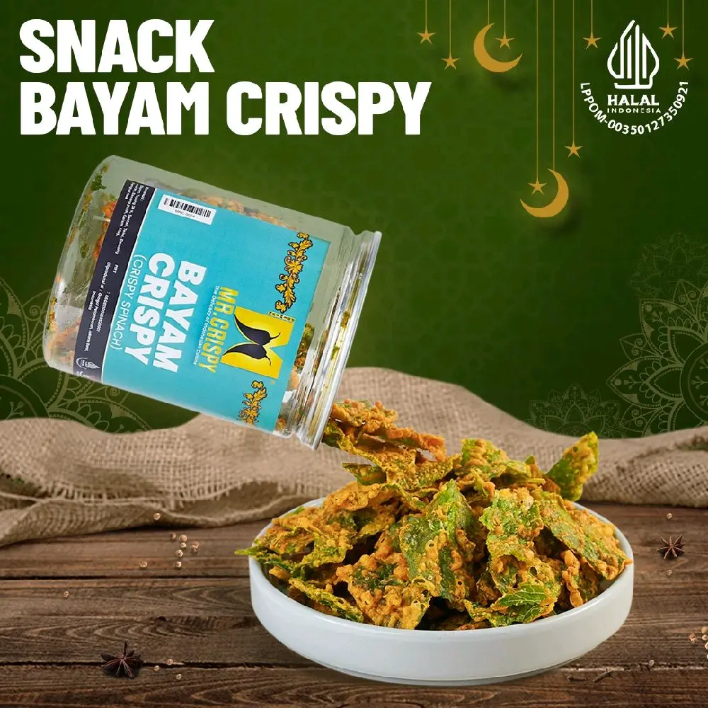 SNACK KERIPIK BAYAM MR CRISPY