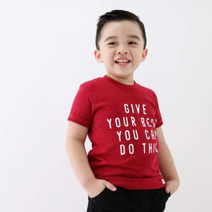 Gambar Lily And Clark Kaos Anak Laki-Laki Terkeren dan Kece Warna Marun KLC12 Fashion dari Lily And Clark Kota Cimahi Tokopedia