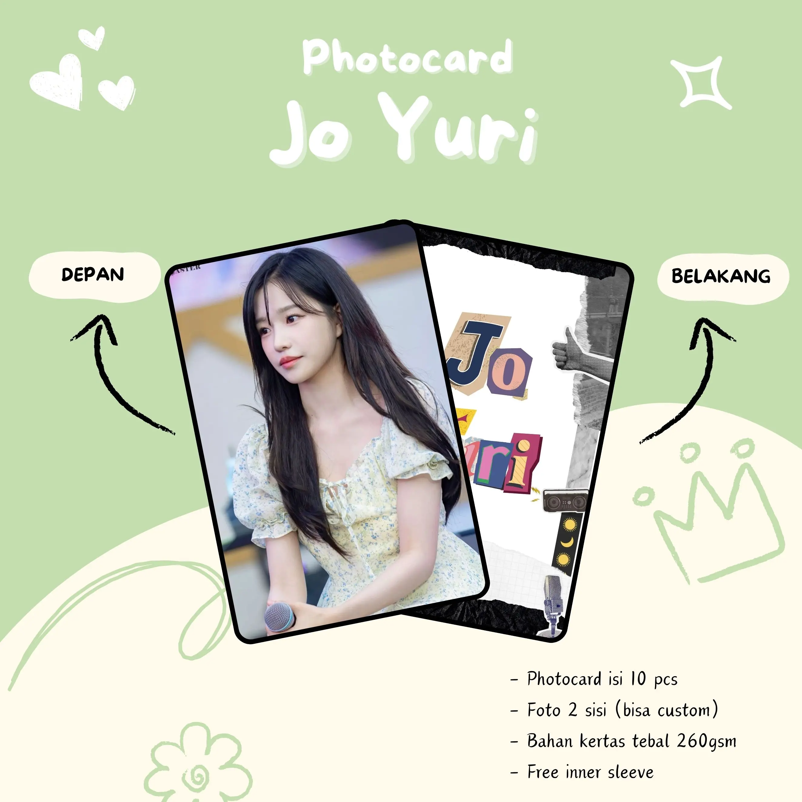 (10 PCS) PHOTOCARDS JO YURI