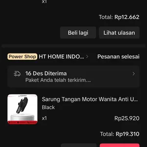 Sarung Tangan Motor Wanita Anti UV Ice Silk Gloves Panjang 28cm, Nyaman, Anti Selip, Layar Sentuh, Anti Air, Half Finger