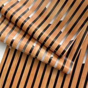 WALLPAPER STICKER TERBARU / WALLPAPER DINDING MURAH MOTIF PANEL ELEGAN NEW PANJANG 4 METER X 45 CM