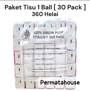 PAKET USAHA - Tisu titasoft 300 helai 1 ball isi 30 pcs - tisu wajah halus lembut