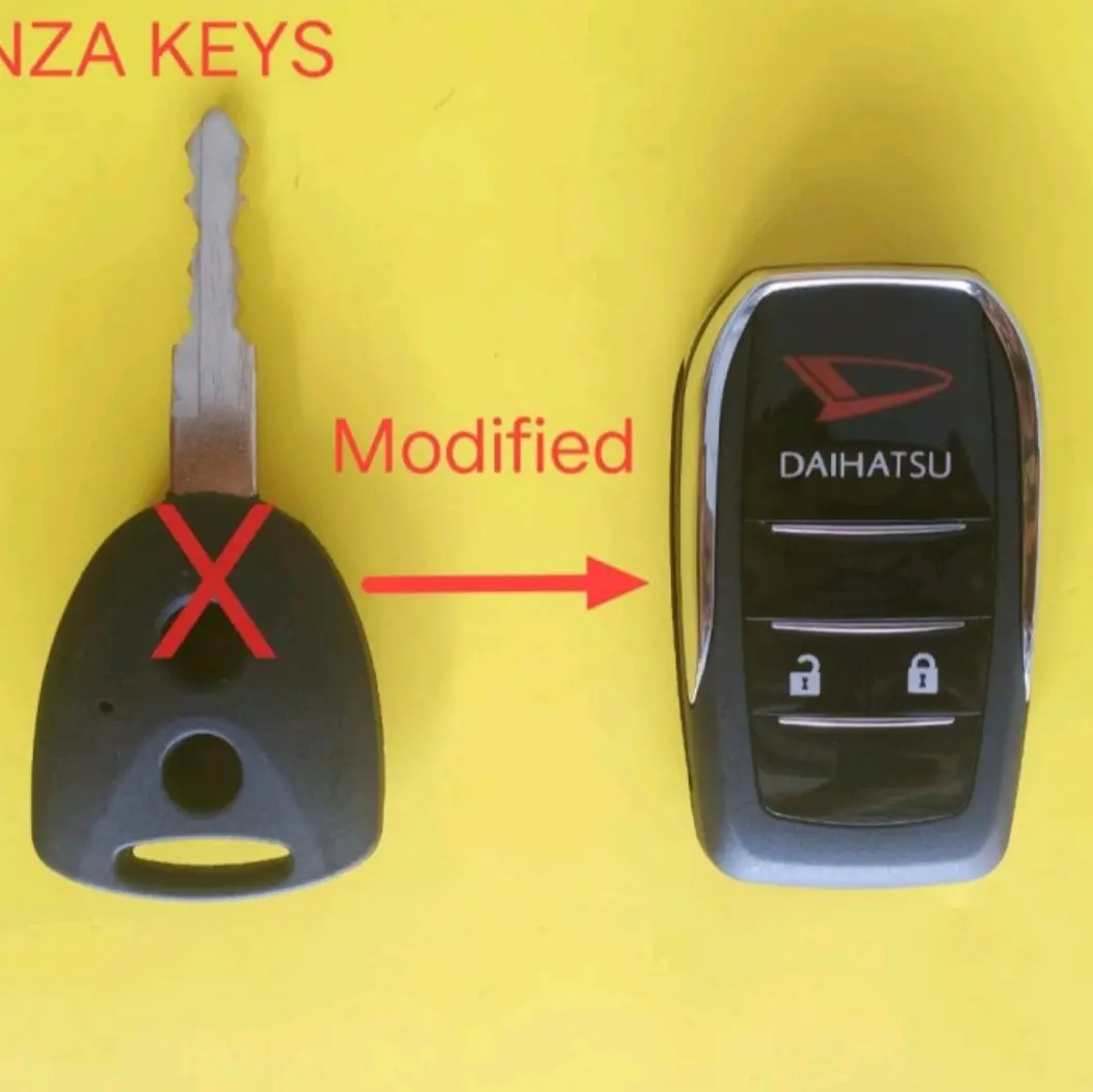 casing flipkey key kodifikasi model lipat daihatsu ayla dan sigra Kunci Car