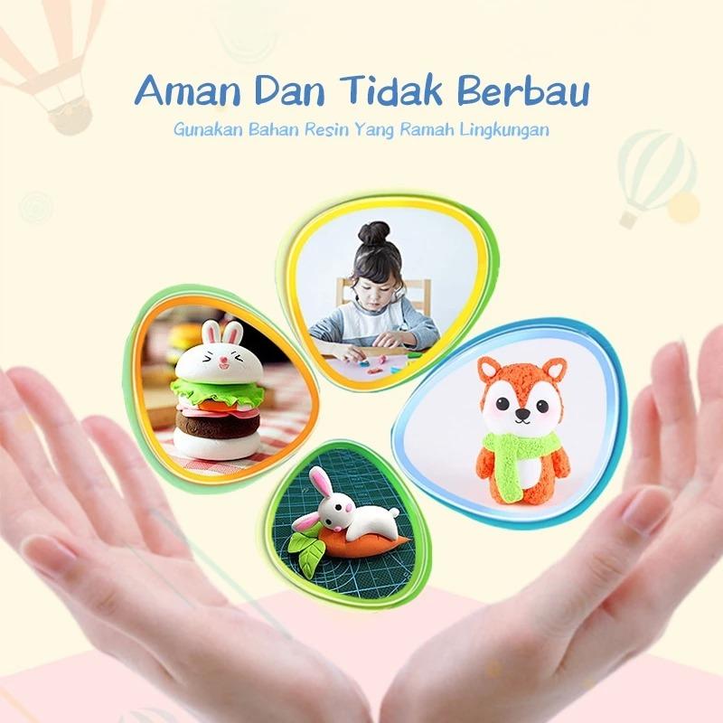 Clay Mainan Anak isi 12 Pcs | Mainan Edukasi Anak 12 Warna 4