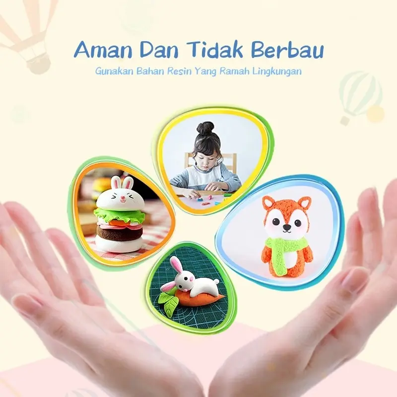 Clay Mainan Anak isi 12 Pcs | Mainan Edukasi Anak 12 Warna 3