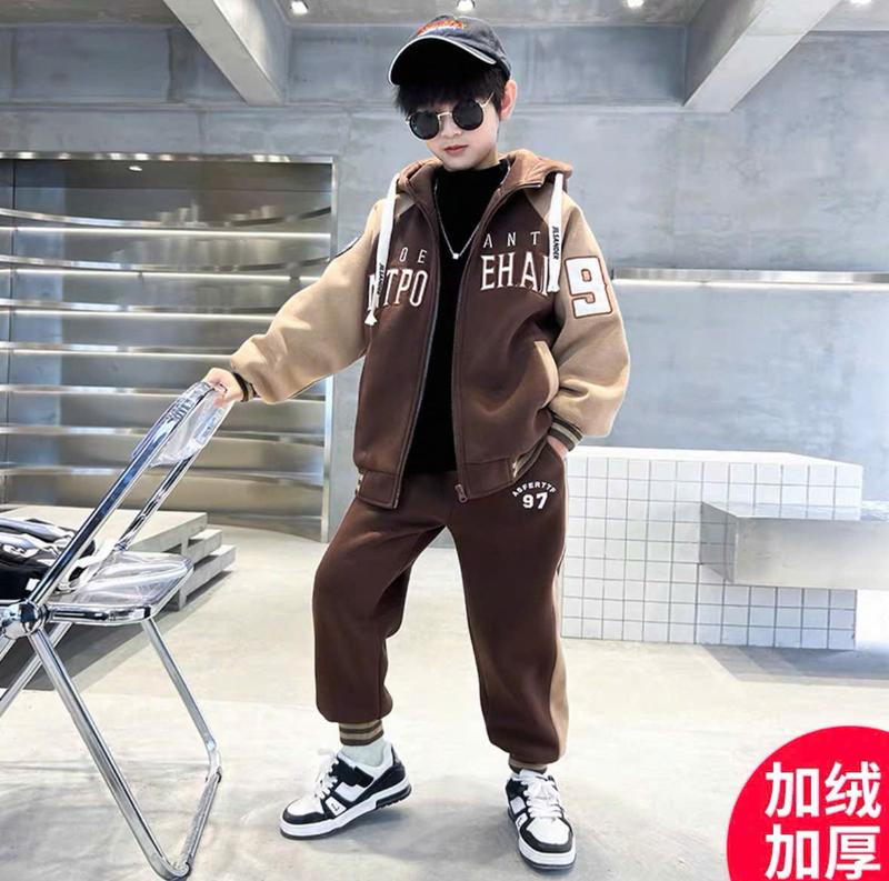  Bộ thu đông cho bé trai 17-45kg bộ quần áo dài tay bé trai 5-14 tuổi mẫu số 97 chất nỉ dày dặn giữ ấm tốt,may kĩ. 
