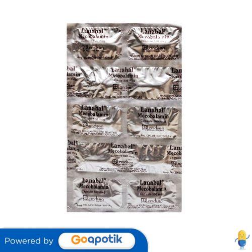LANABAL 500 MCG STRIP 10 KAPSUL