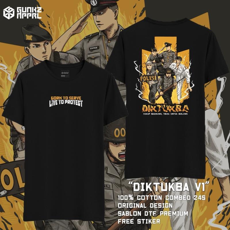 T Shirt DIKTUKBA POLRI V2 by Gunkz 0