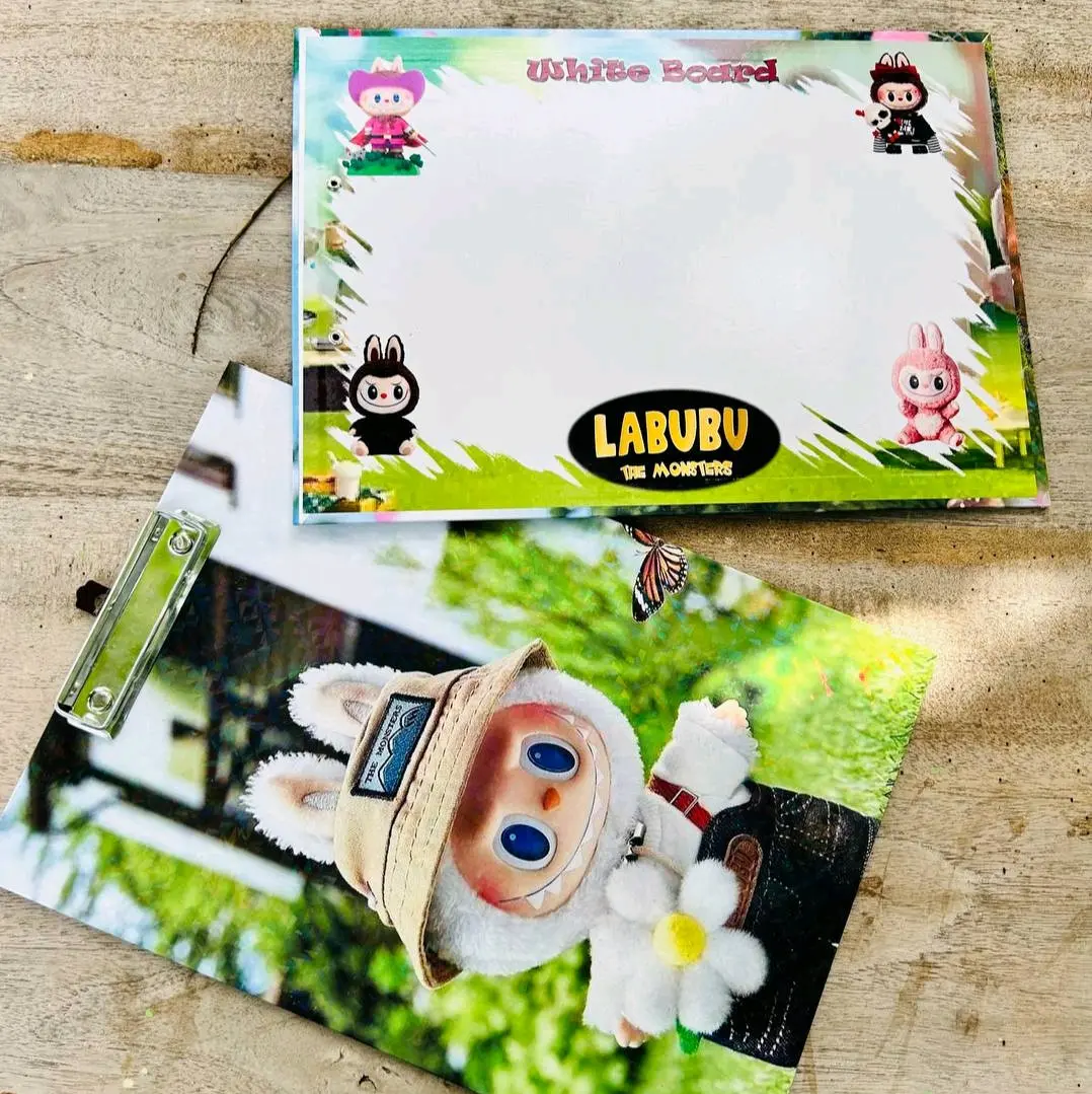 Clipboard papan ujian sekolah - polos karakter lucu Stationery