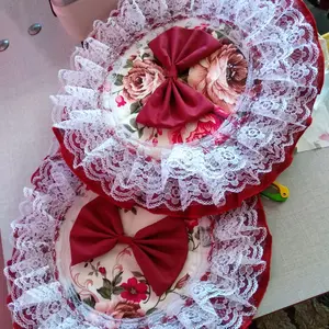 tutup kompor renda cantik, tutup kompor dua tungku