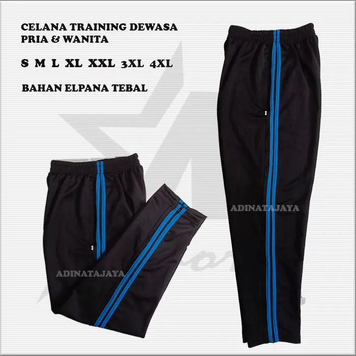 Celana Training Olahraga Dewasa Pria Wanita Sport Lari Joging Gym Senam Outdoor 3