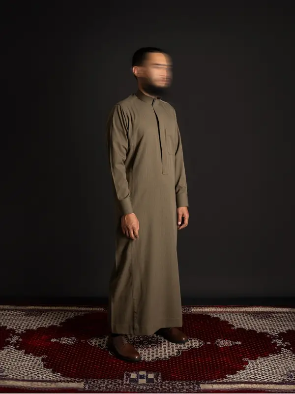 Local Project | Jubah Pria Dewasa Gamis Lengan Panjang | Fahd Olive Green 1