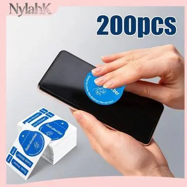 Stiker Anti Debu Semua Jenis Layar / Dust Absorber 200Buah / Pembersih Layar Hp Dan Perangkat Elektronik