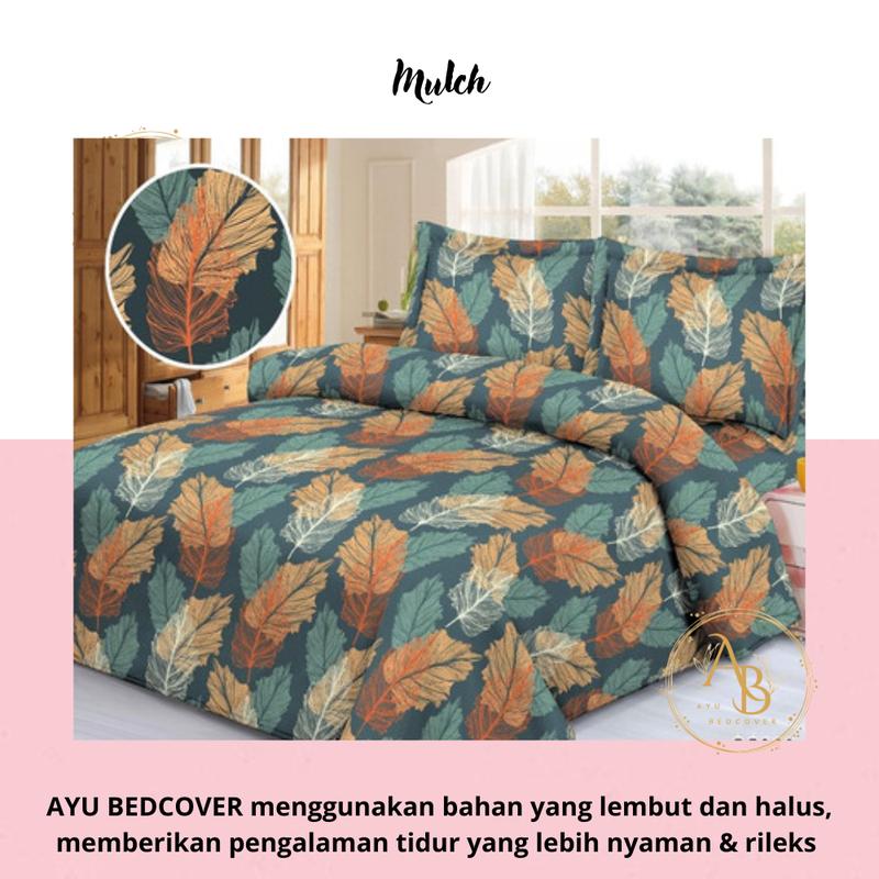 Bed Cover Only - Selimut saja - Bunga - Karakter - Abstrak - UK 150X220 - 200X220 - Ayu Bedcover 5
