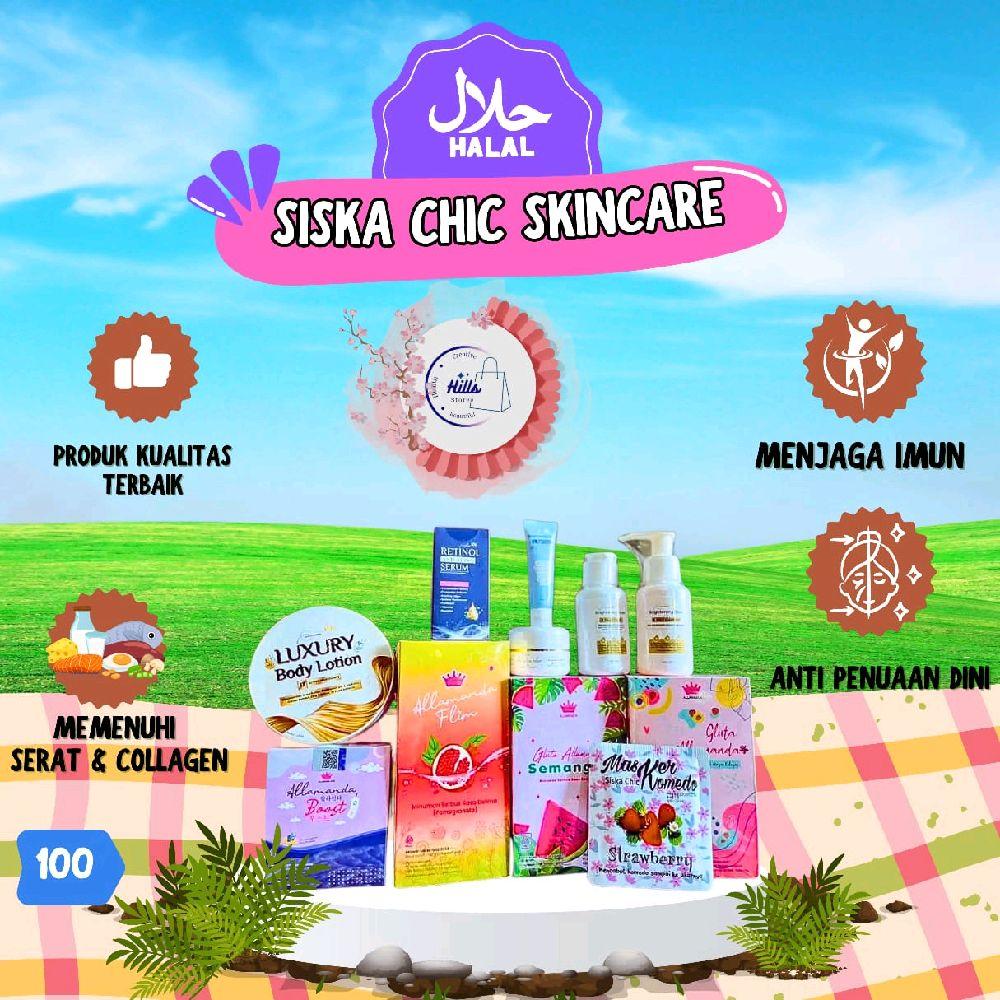brand Siska chic produk allamandaskin gluta allamanda semangka, allamanda flim dan kawan-kawan nya