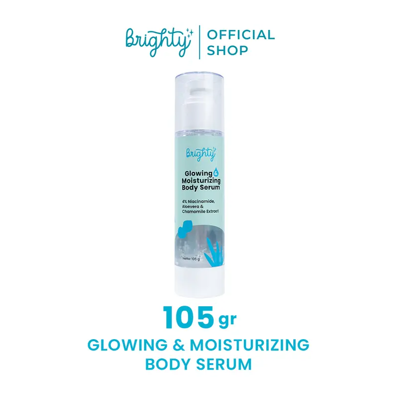 Brighty Glowing & Moisturizing Body Serum Niacinamide Tubuh  Melembutkan 0