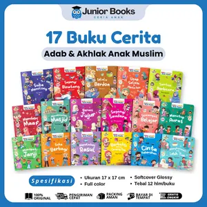 (ISI 17 BUKU) Adab Dan Akhlak Anak Muslim Islami Seri Cerita Pengantar Sebelum Tidur - Ziyadbooks