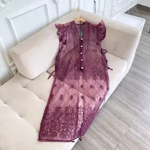 Olla Outer Brokat Hazana Muslim Elegan Kekinian