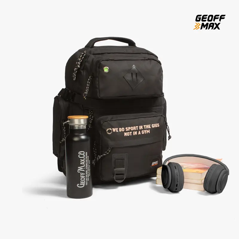 Geoff Max Official - Arlos Black | Tas Punggung | Backpack Ransel Sekolah Pria Wanita 0