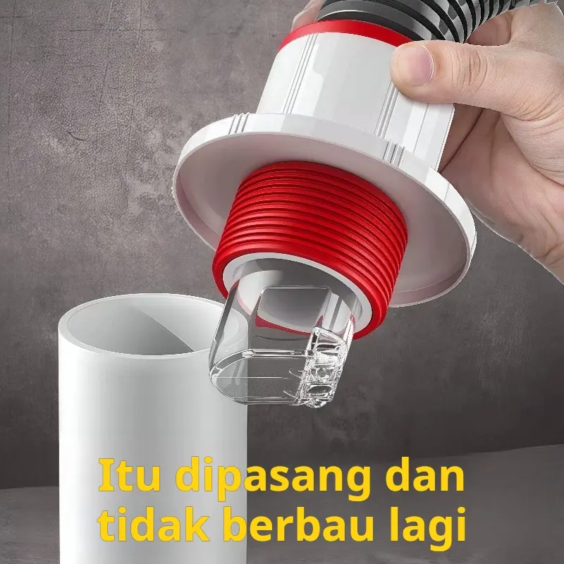 Anti-bau segel penutup lingkaran kebocoran dapur bak cuci piring katup terbalik drainase pipa air bawah penutup penutup artifact