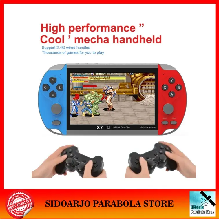 Gameboy X7 Plus HDMI PVP PSP Console Handhled 4,3 inch 8GB Retro Game Support 2 Player & TV Output Emulator Games Classic