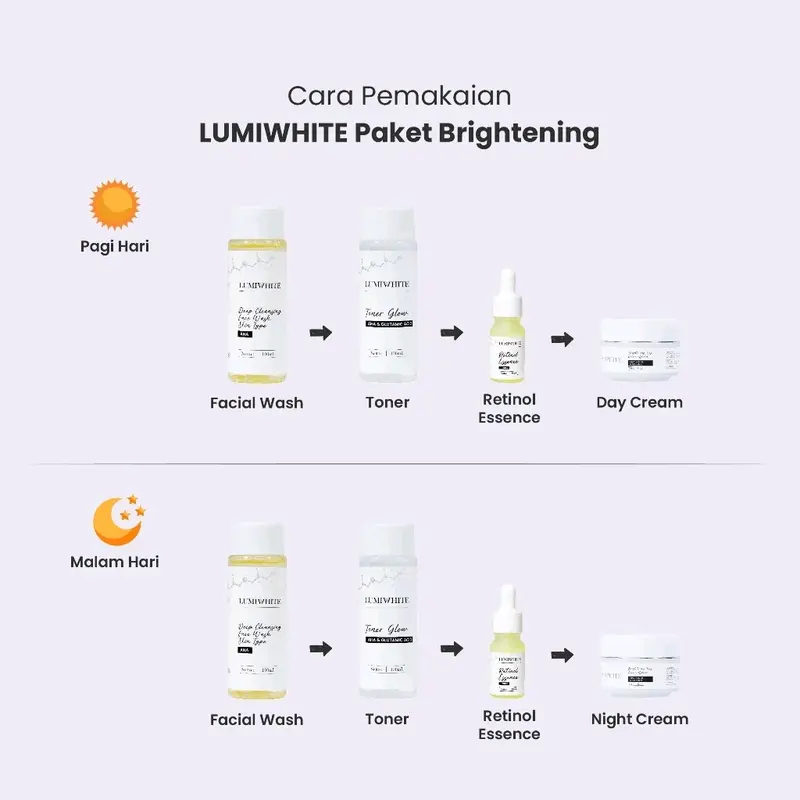 PROMO TERBATAS !! Lumiwhite Day Cream Hybrid / Day Cream Pemutih Wajah / Skincare Wajah 2