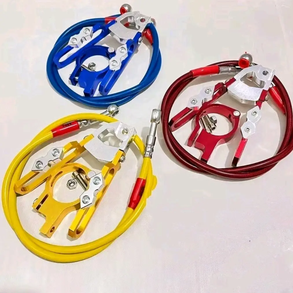 selang rem depan panjang 95 cm + keleman selang rem cakram depan cnc universal semua motor Motorcycle