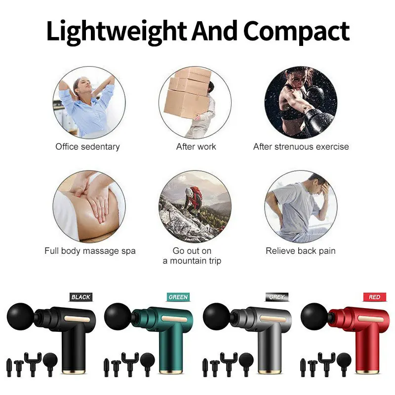 Alat Pijat elektrik Deep Mini Portable Massager 4 IN 1 Electric Alat Pijat 8
