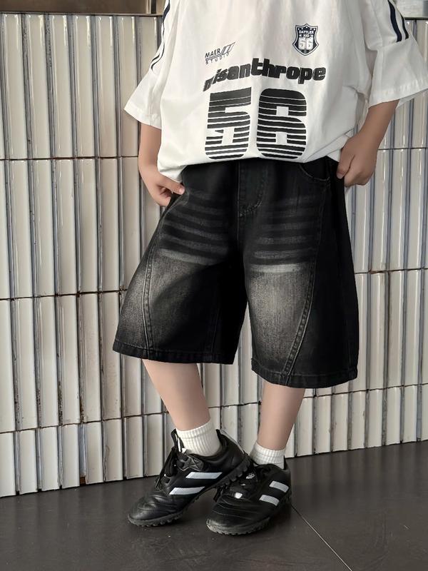 Quần jean ngố form rộng phong cách năng động hiphop phối đồ cool ngầu cho bé đi chơi size 10-30kg,quần jean bé trai