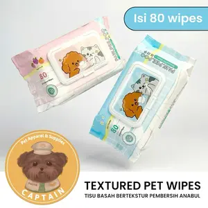 PET WIPES TISSUE TISU BASAH PEMBERSIH DOG CAT ANJING KUCING