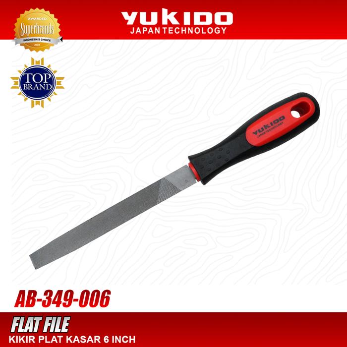 Gambar Yukido Kikir Besi Datar Kasar 6INC / Flat File Yukido 6INCH AB349-006 dari PT. YUKIDO POWER TEKNIK Kab. Tangerang Tokopedia