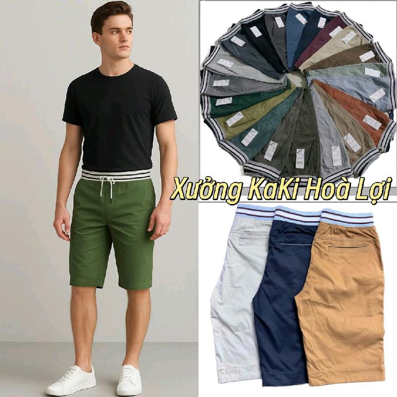 combo 3 quần sọt kaki Nam