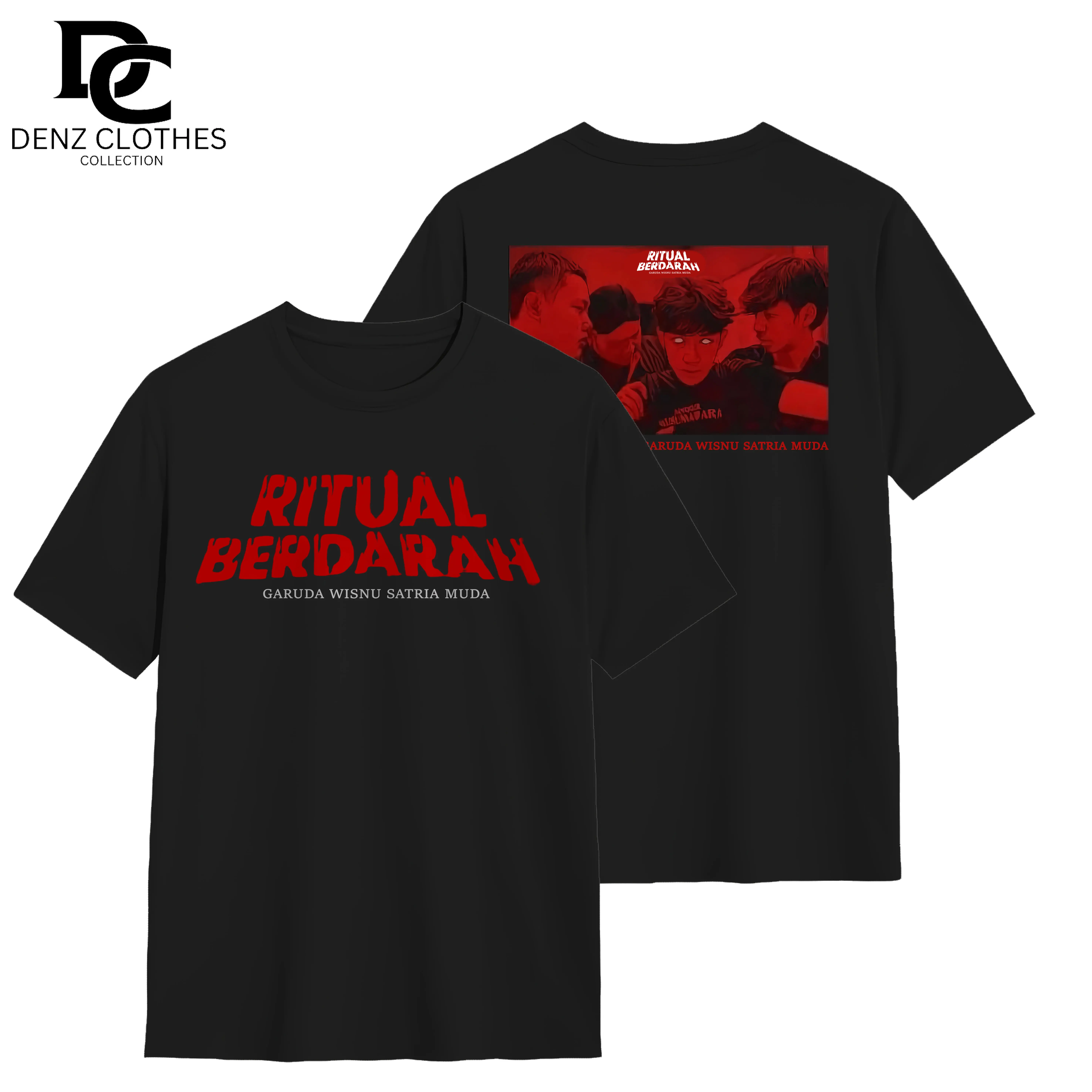Zoan Collection - Baju Kaos Ritual Berdarah GWSM GARUDA WISNU SATRIA MUDA Nyaman Pria