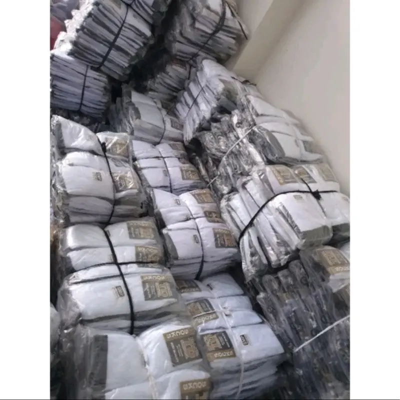 ( GROSIR 12 PASANG) KAOS KAKI SEKOLAH - KAOS KAKI ANAK SD SMP SMA HITAM PUTIH MURAH 2