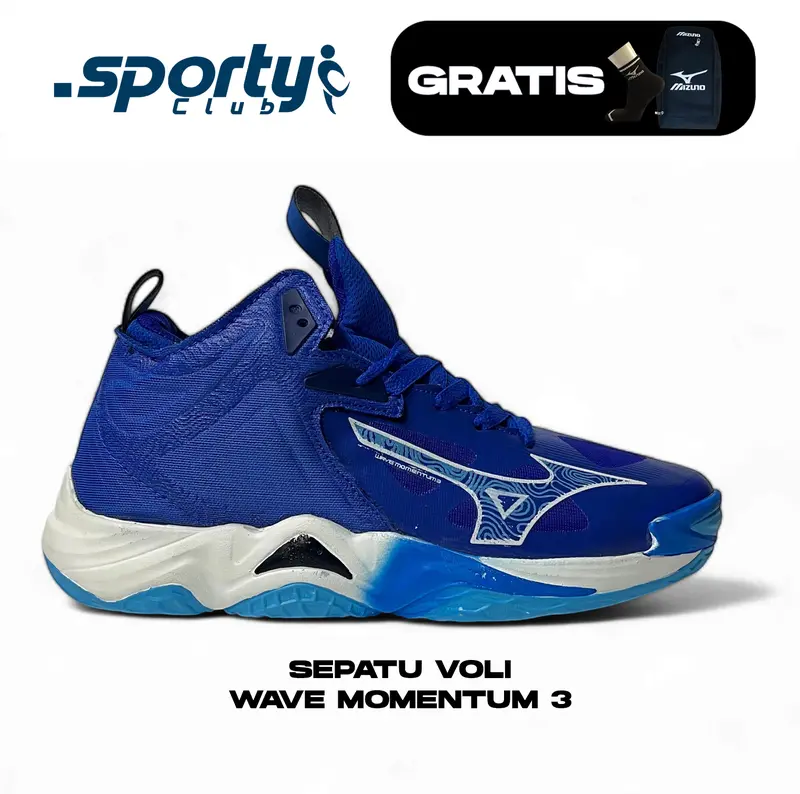 Sepatu Voli Mizuno Wave Momentum 3 White Rainbow Sepatu Sporty Pria Wanita Sepatu Olahraga Model Terbaru Terkini Bisa COD 6