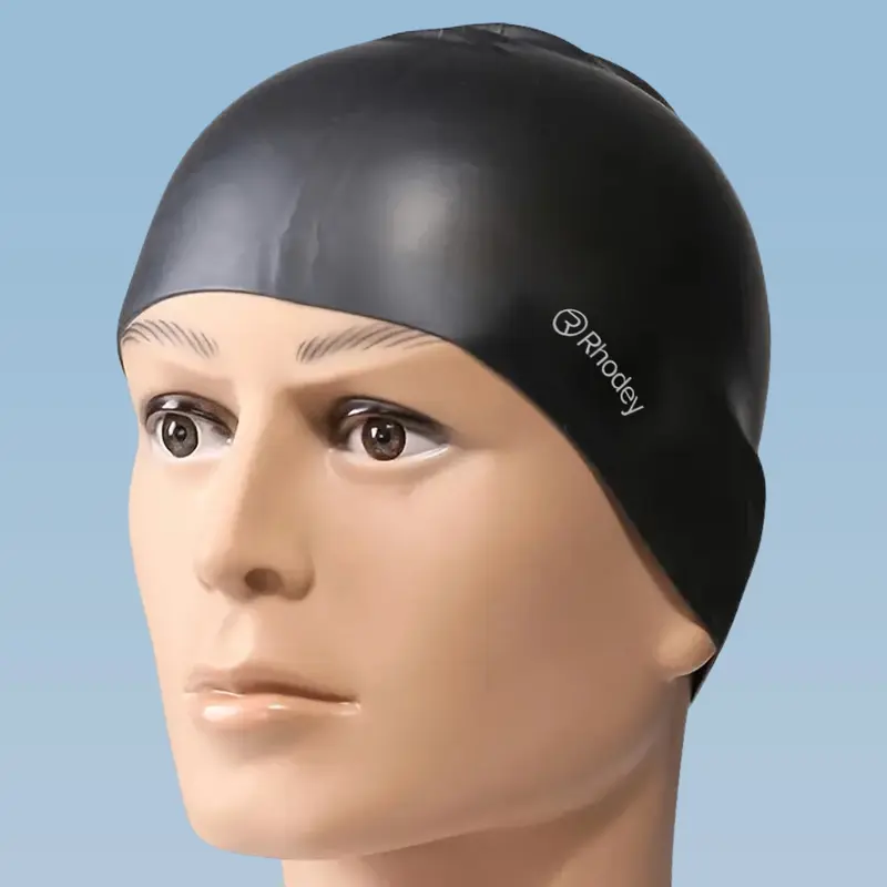 Topi Renang Silicone Swim Cap Elastis Lembut Fleksibel Nyaman Digunakan | Penutup Pelindung Kepala Saat Berenang | Peralatan Olahraga Air Dewasa Swimming Sport 3