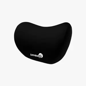 New arrival LEMBOOT Bantal Mobil Set Ergonomis Memory Foam 100% Bantal Leher Mobil Bantal Pinggang Mobil