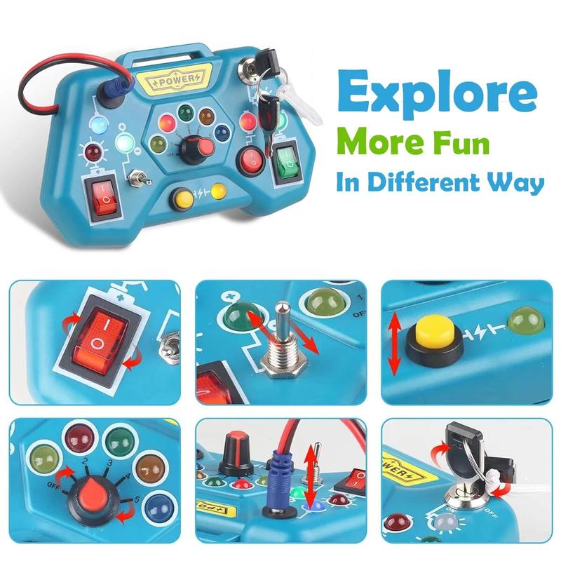 Product Introduction of Busy Board Toys for Toddlers Gifts for 1 2 3 Year Old Baby Boys Girls Educational Learning Toys Toddler Travel Toys 19