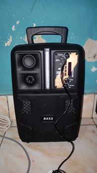 Product Review of Speaker Bluetooth FLECO F-8808 LED 8 Inch Free 2 Mic Wireless Karaoke + Remote - Speaker Karaoke Full Bass FM Radio digital from e**3 0