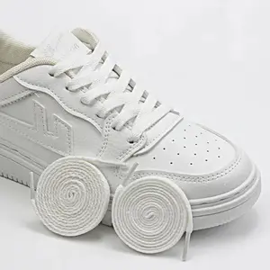 Tali Sepatu Flat dan Bulat Polos Shoe Sneaker Premium 130cm