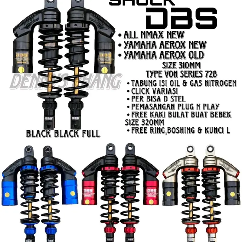 Ready shock DBS VON SERIES 728 NMAX XMAX PCX AEROX 0