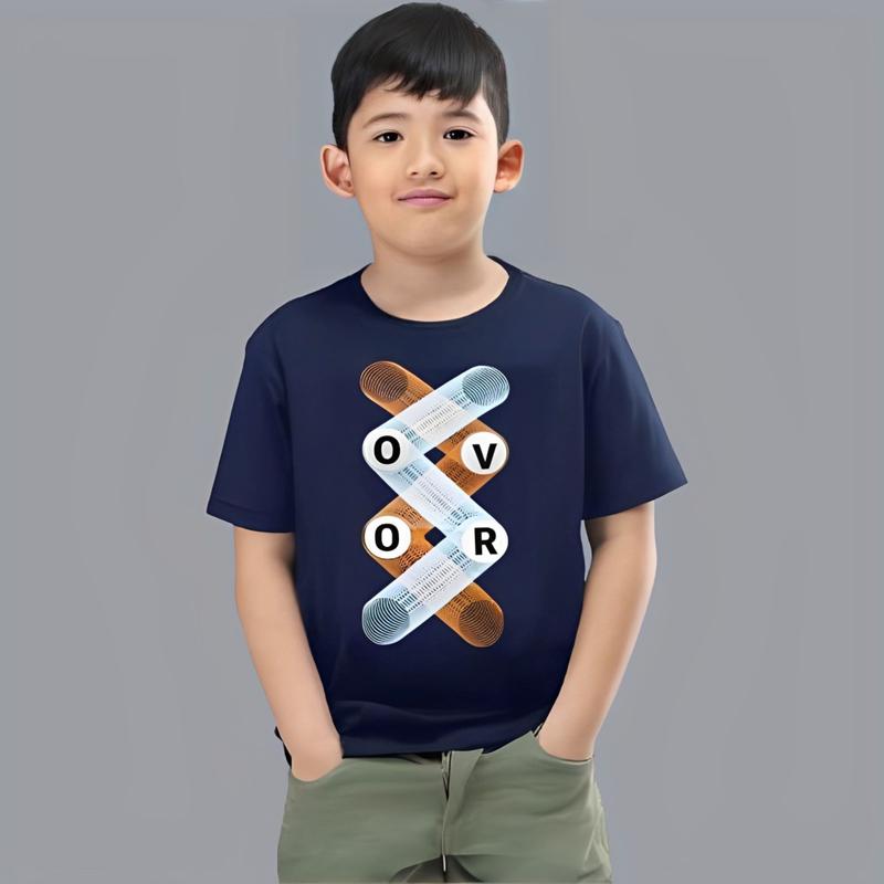 Baju anak Kaos anak Lengan pendek kaos junior Kaos anak tanggung 3