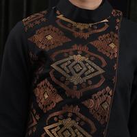 Gambar NONA RARA - Tunik Aria SuksmaT4392, Baju kerja batik blouse tunik wanita modern - S dari Nona Rara Batik Kota Administrasi Jakarta Timur 3 Tokopedia