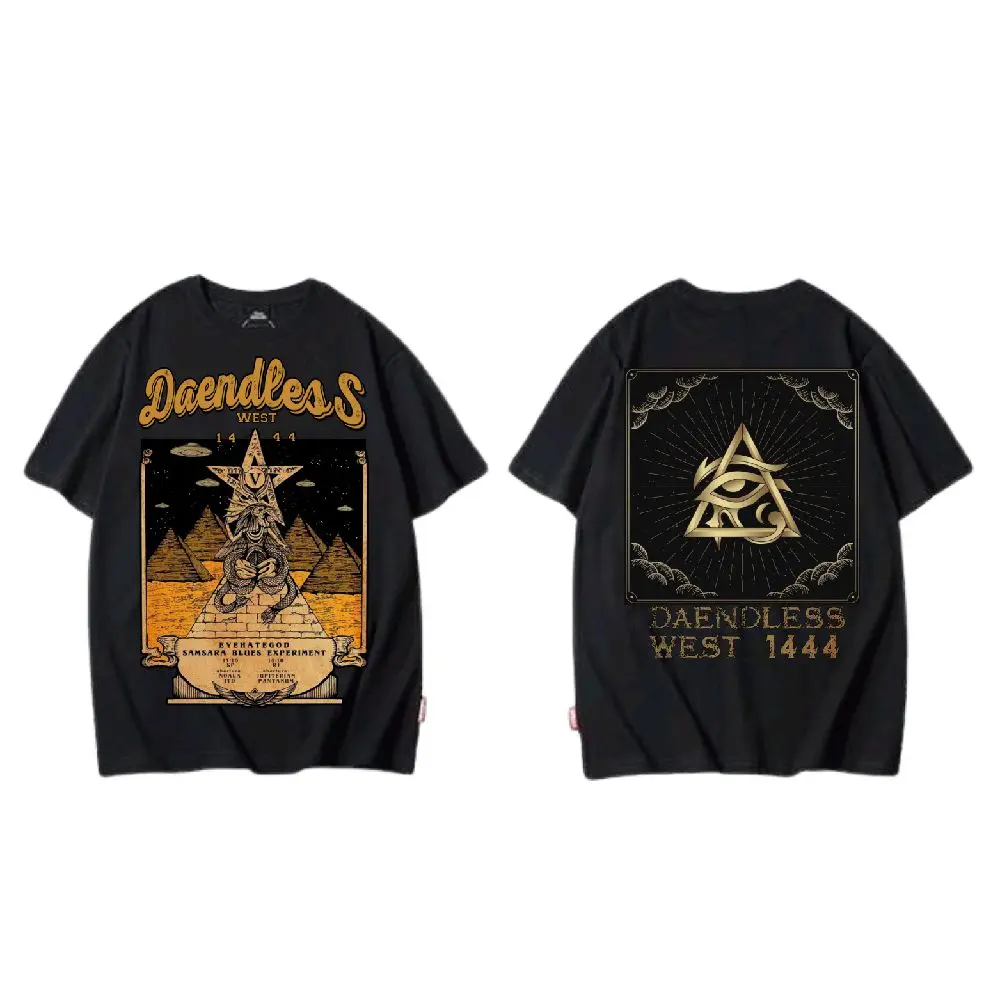 Kaos DAENDELS WEST Hitam Cotton Combed - Lembut, Pria, Nyaman, Panjang, Biru, Wanita, Sweater, Distro, Basic, Unisex