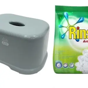 Paket Bangku Plastik Kecil Kamar Mandi + Rinso Deterjen Bubuk Clasic