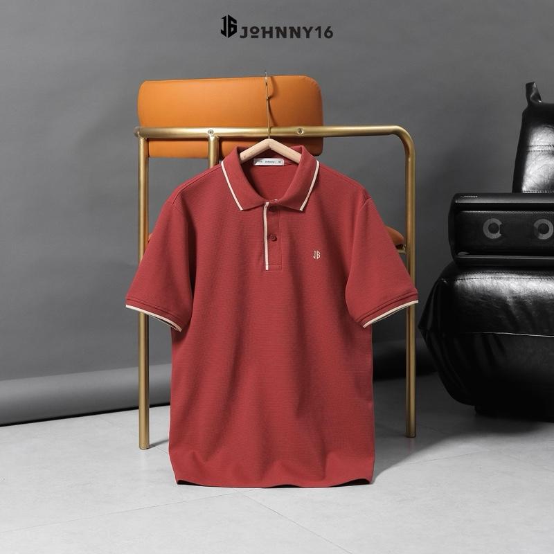  Áo polo nam yika vải gân bậc thang cotton đơn giản thanh lịch lich lãm chỉnh chu - J16 