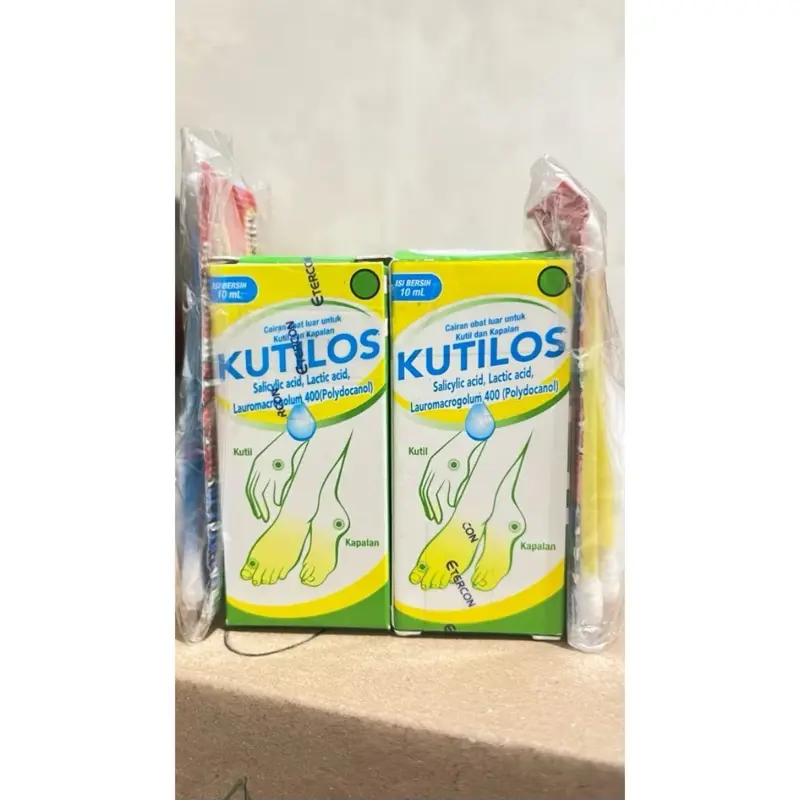 Kutilos 10ML Penebalan Kulit Jari Kaki Mata Ikan Kalus Kapalan Kulit Keras dan Kutil Obat Alami