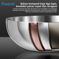 Gambar [SPECIAL CREHOM] NEW freemir Panci Stainless Steel 316 Medical Grade Diameter 24 Cm Panci Masak Multifungsi Serbaguna dari freemir Indonesia Store Kab. Bekasi 4 Tokopedia