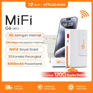 COD BONUS 120GB 12 Bulan S&K dan Kartu Perdana PocketWifi dan Powerbank XINXUN G6 BONUS CHARGER modem wifi operator 4G mifi modem portable kartu telkomsel modem 4G High Speed WiFi 6 TP Link sim card pocketwifi Modem Sinyal Multifungsi